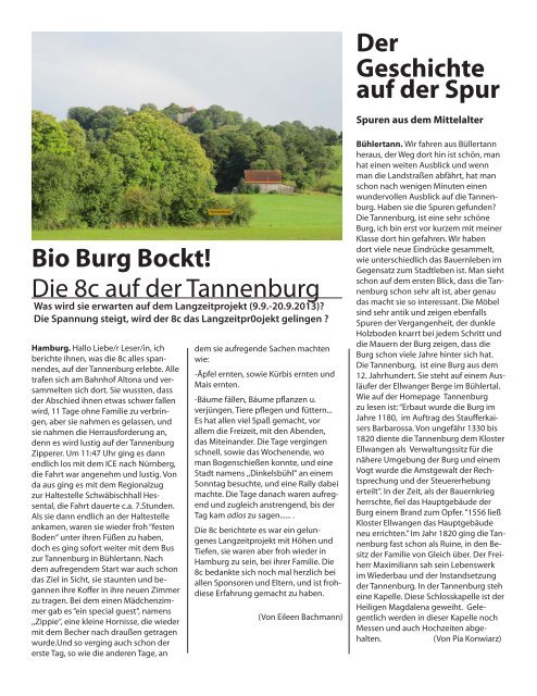 Biohof bockt - Tannenburg