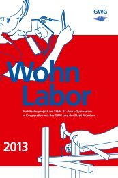 Wohn Labor – forschen, experimentieren ... - GWG München