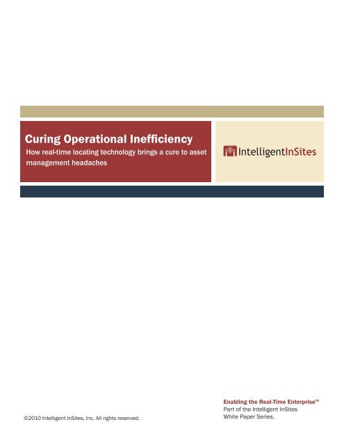 CSC White Paper - Curing Operational Inefficiency How real ... - himss