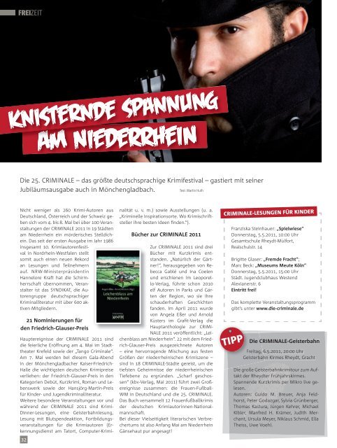FRÜHLINGSERWACHEN - Hindenburger Stadtzeitschrift für ...