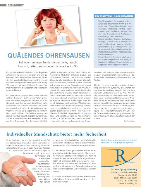FRÜHLINGSERWACHEN - Hindenburger Stadtzeitschrift für ...