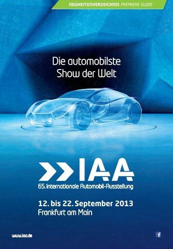 Die automobilste Show der Welt - Archiv - IAA