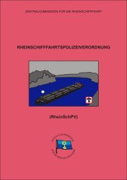 RHEINSCHIFFFAHRTSPOLIZEIVERORDNUNG (RheinSchPV)