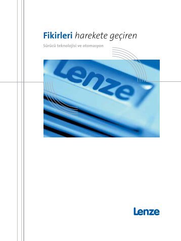 Fikirleri harekete geçiren - Lenze