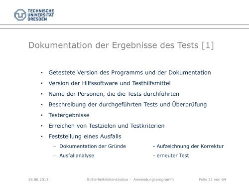 Sicherheitslebenszyklus - Teil 2 - Fakultät Elektrotechnik und ...