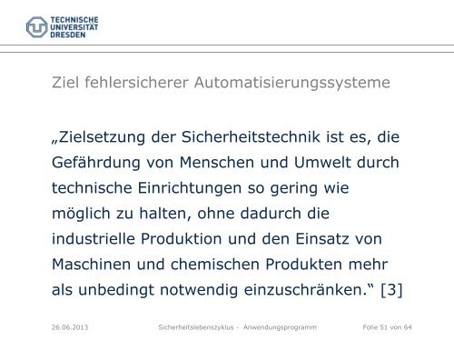 Sicherheitslebenszyklus - Teil 2 - Fakultät Elektrotechnik und ...