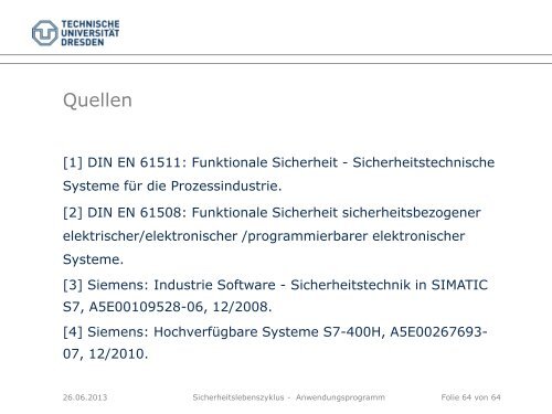 Sicherheitslebenszyklus - Teil 2 - Fakultät Elektrotechnik und ...