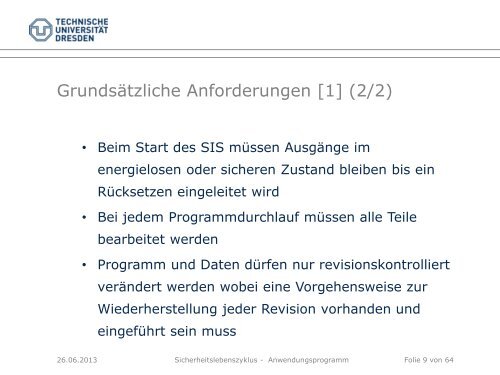 Sicherheitslebenszyklus - Teil 2 - Fakultät Elektrotechnik und ...