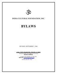 By Laws PDF - Hindu Temple of Oklahoma
