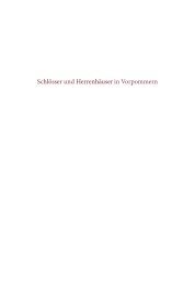 Schlösser und Herrenhäuser in Vorpommern - Hinstorff Verlag