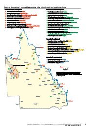 Queensland's significant mineral mines, advanced mineral projects ...