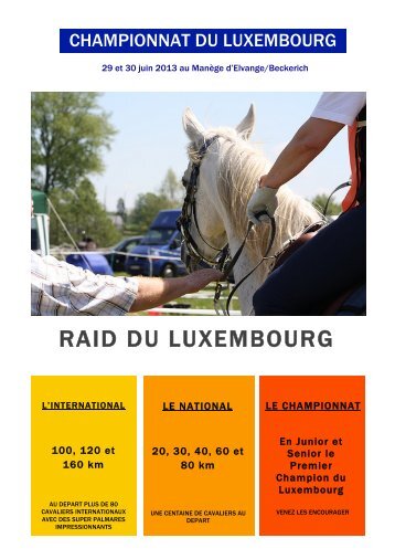 RAID DU LUXEMBOURG - HIPPOline