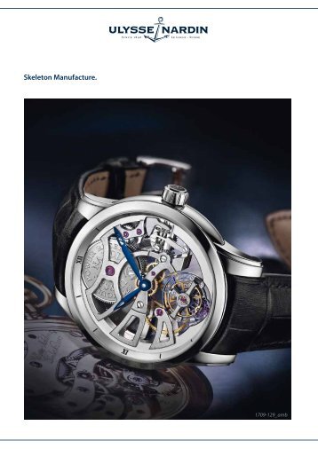 Skeleton Manufacture. - Ulysse Nardin