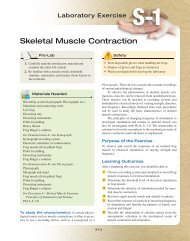 S-1 Skeletal Muscle Contraction - McGraw-Hill Higher Education