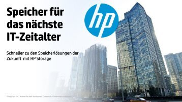 HP Converged Storage Präsentation von WW deutsch lokalisiert