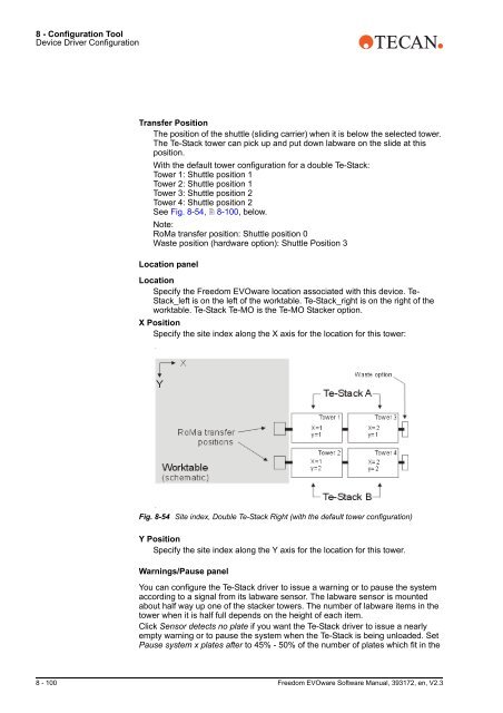 Software Manual Freedom EVOware Standard 2.3 Freedom ...