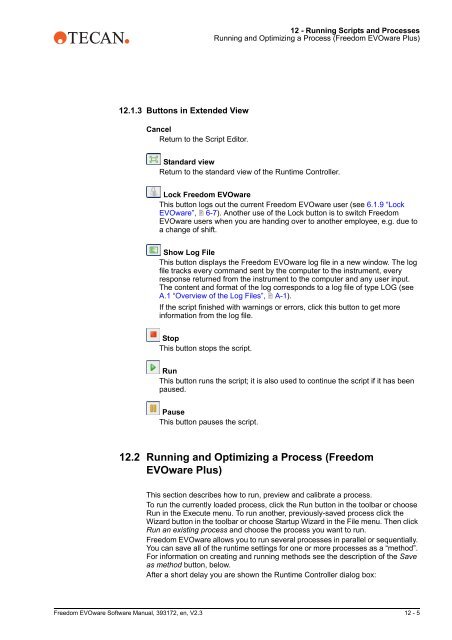 Software Manual Freedom EVOware Standard 2.3 Freedom ...