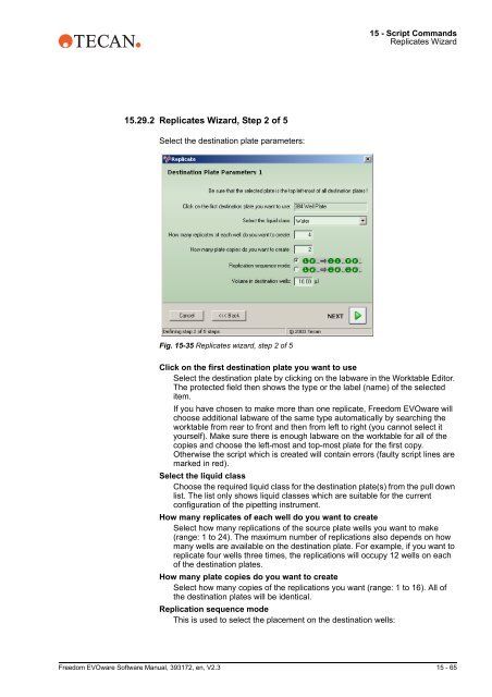 Software Manual Freedom EVOware Standard 2.3 Freedom ...