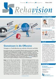 Rehavision, Winter 2013 - Die Deutschen Berufsförderungswerke
