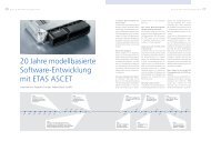 20 Jahre modellbasierte Software-Entwicklung mit ETAS ASCET