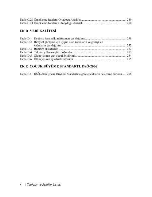 TÃ¼rkiye NÃ¼fus ve SaÄlÄ±k AraÅtÄ±rmasÄ±, 2008 - Hacettepe Ãniversitesi ...