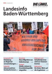 Landesinfo Baden-Württemberg - DIE LINKE Baden-Württemberg