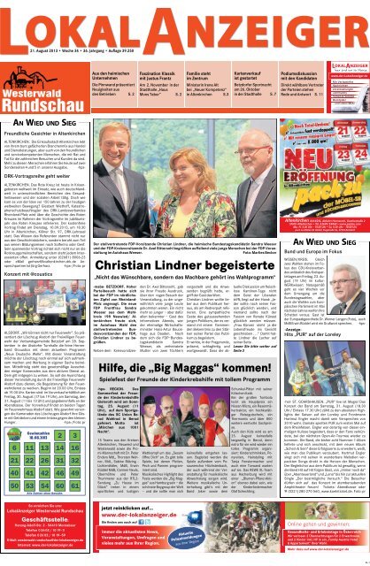 KW 34 | 21.08.2013 - Der Lokalanzeiger