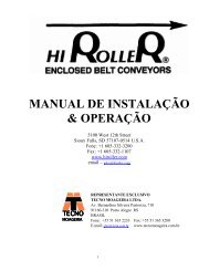 HiRoller MANUAL DE INSTALAÃÃO & OPERAÃÃO