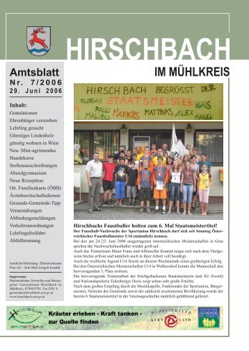 Datei herunterladen - .PDF - Hirschbach