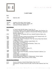 CV/Bibliography PDF - Hirschl & Adler Galleries