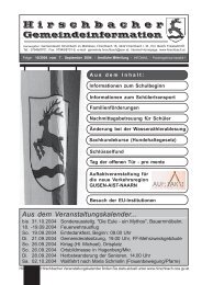 Datei herunterladen - .PDF - Hirschbach