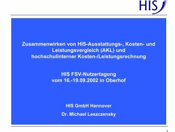 AKL - Hochschul-Informations-System GmbH