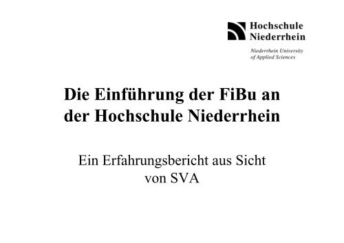 SVA und Finanzbuchhaltung.