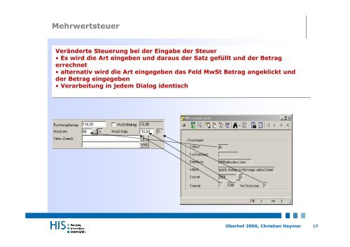 Neuerungen in FSV Modul MBS