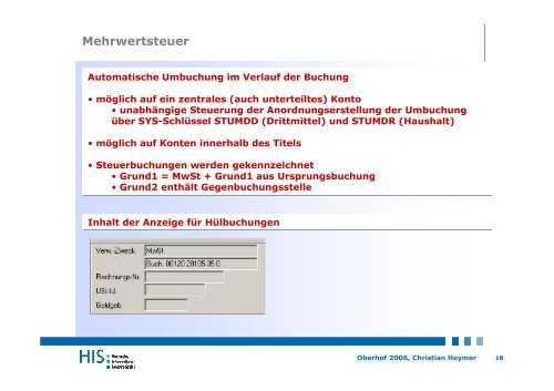 Neuerungen in FSV Modul MBS