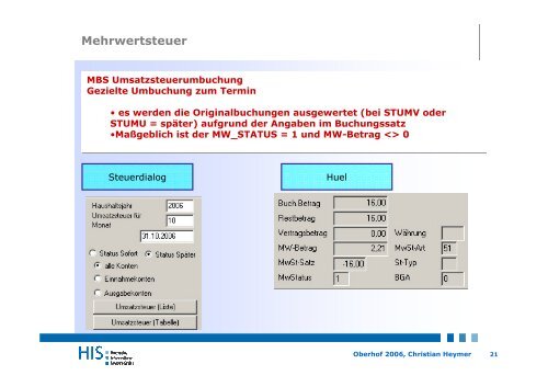 Neuerungen in FSV Modul MBS