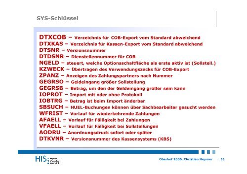 Neuerungen in FSV Modul MBS