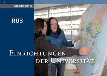 Einrichtungen der Universität - International - Ruhr-Universität Bochum