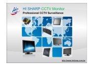 HI SHARP CCTV Monitor