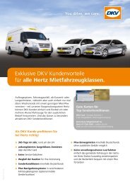 Sonderkonditionen - DKV