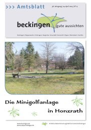 Ausgabe 17/2013 - Gemeinde Beckingen