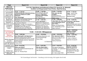 Programm 2013 - Bündnis gegen Depression