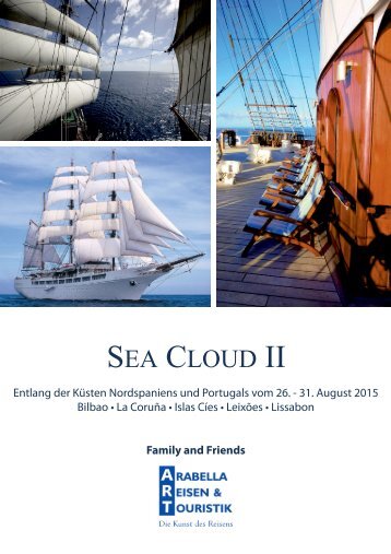 Sea Cloud II Family and Friends Reise - Hapag-Lloyd Reisebüro