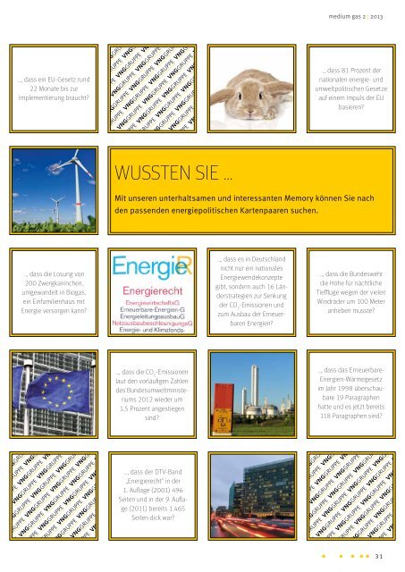 Das Magazin der VNG-Gruppe - Verbundnetz Gas AG