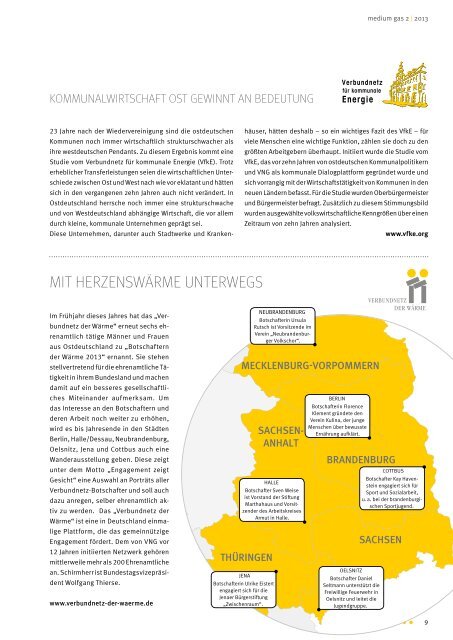 Das Magazin der VNG-Gruppe - Verbundnetz Gas AG