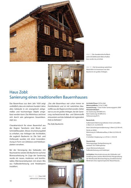 Download "Vom Althaus zum Traumhaus" - Energie Tirol