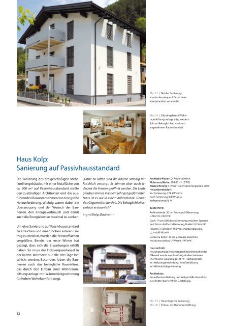 Download "Vom Althaus zum Traumhaus" - Energie Tirol