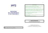 1972 ministÃ¨re de l'Ã©quipement et du logement - Les directions d ...
