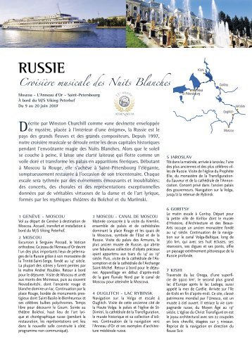 russIe - Histoire & Voyages
