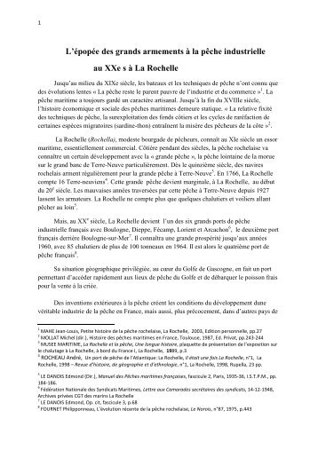 ARTICLE pour les ECRITS d'OUEST - MusÃ©e Maritime de La Rochelle